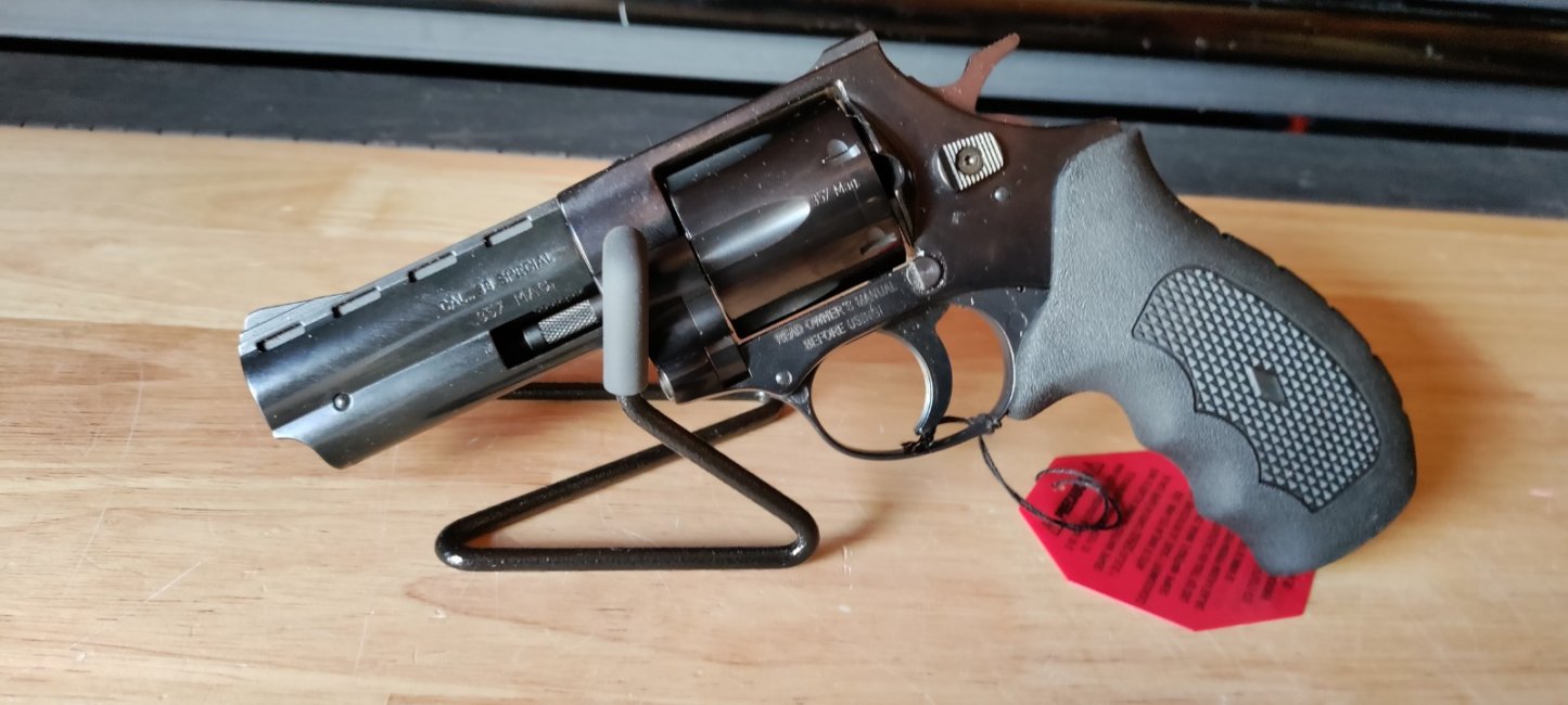 Sold Eaa Weihrauch Windicator Revolver 357 Magnum 4 Barrel Blued Finish 6 Rounds 400 8884