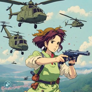 Ghibli-animation-of-woman-shooting-guns-from-helicopters.jpeg