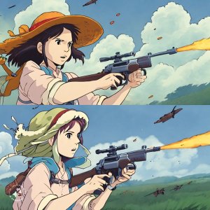 Ghibli-animation-of-woman-shooting-guns-at-enemies (7).jpeg