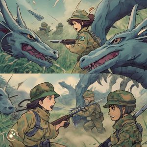 Ghibli-animation-of-soldiers-in-camoflauge-uniforms-fighting-dragons (10).jpeg