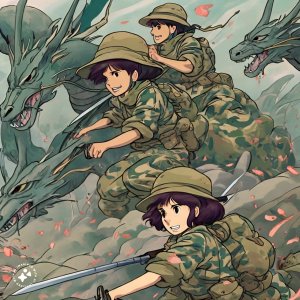 Ghibli-animation-of-soldiers-in-camoflauge-uniforms-fighting-dragons (2).jpeg