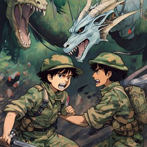 Ghibli-animation-of-soldiers-in-camoflauge-uniforms-fighting-dragons (1).jpeg