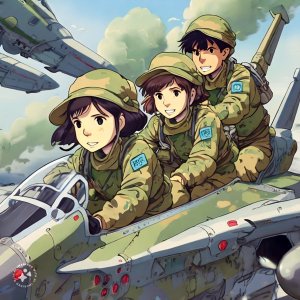 Ghibli-animation-of-soldiers-in-camoflauge-uniforms-riding-jets-and-planes (18).jpeg
