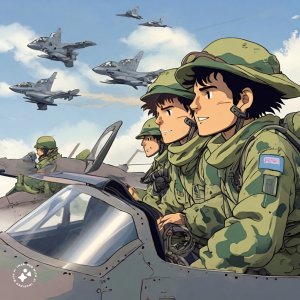 Ghibli-animation-of-soldiers-in-camoflauge-uniforms-riding-jets-and-planes (13).jpeg