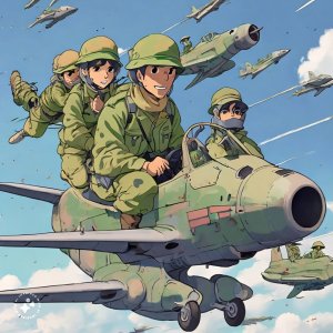 Ghibli-animation-of-soldiers-in-camoflauge-uniforms-riding-jets-and-planes (6).jpeg